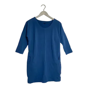 Ommellinen pocket sweat tunic, royal blue | woman S