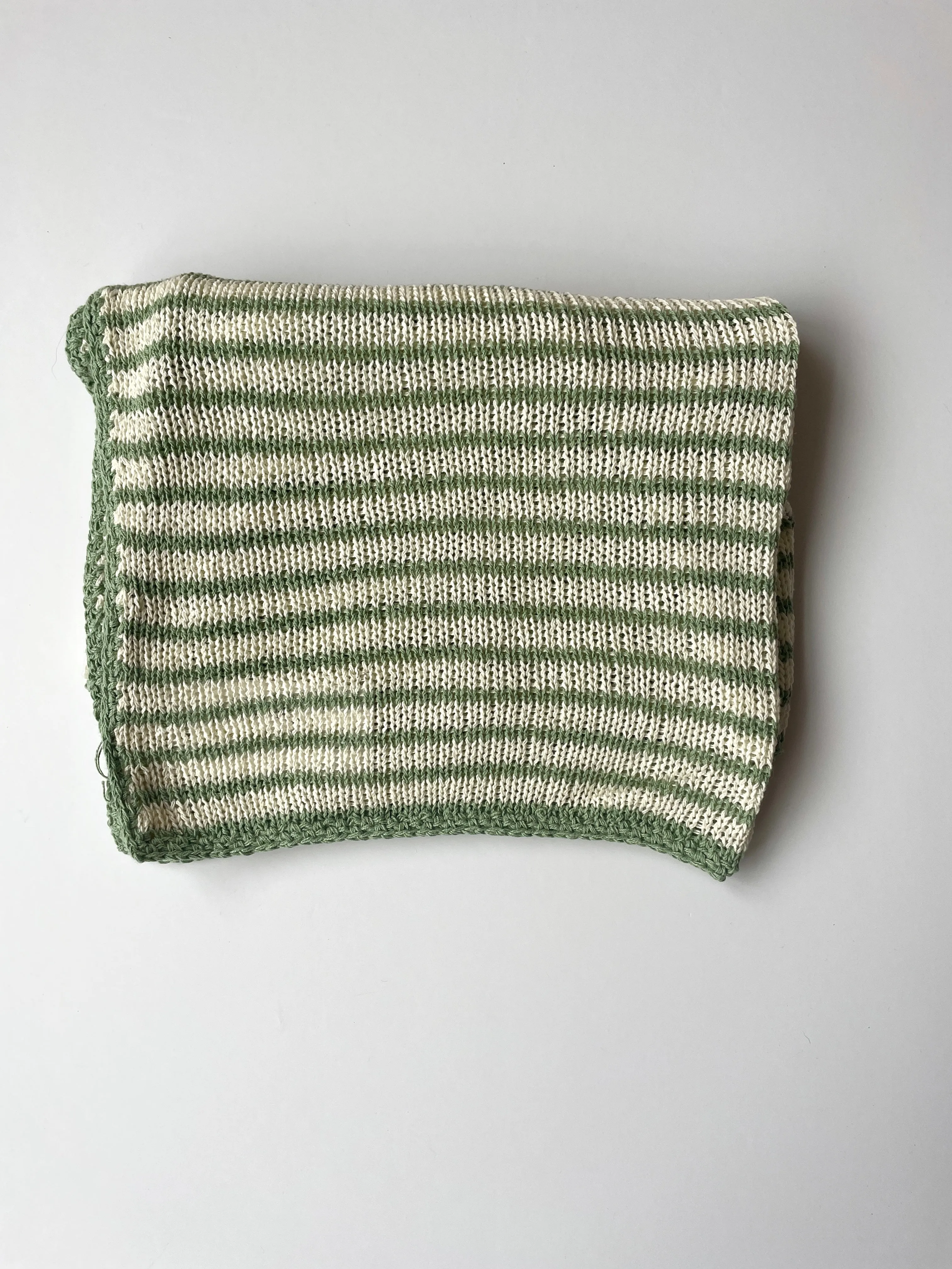 Organic Cotton Striped Blanket