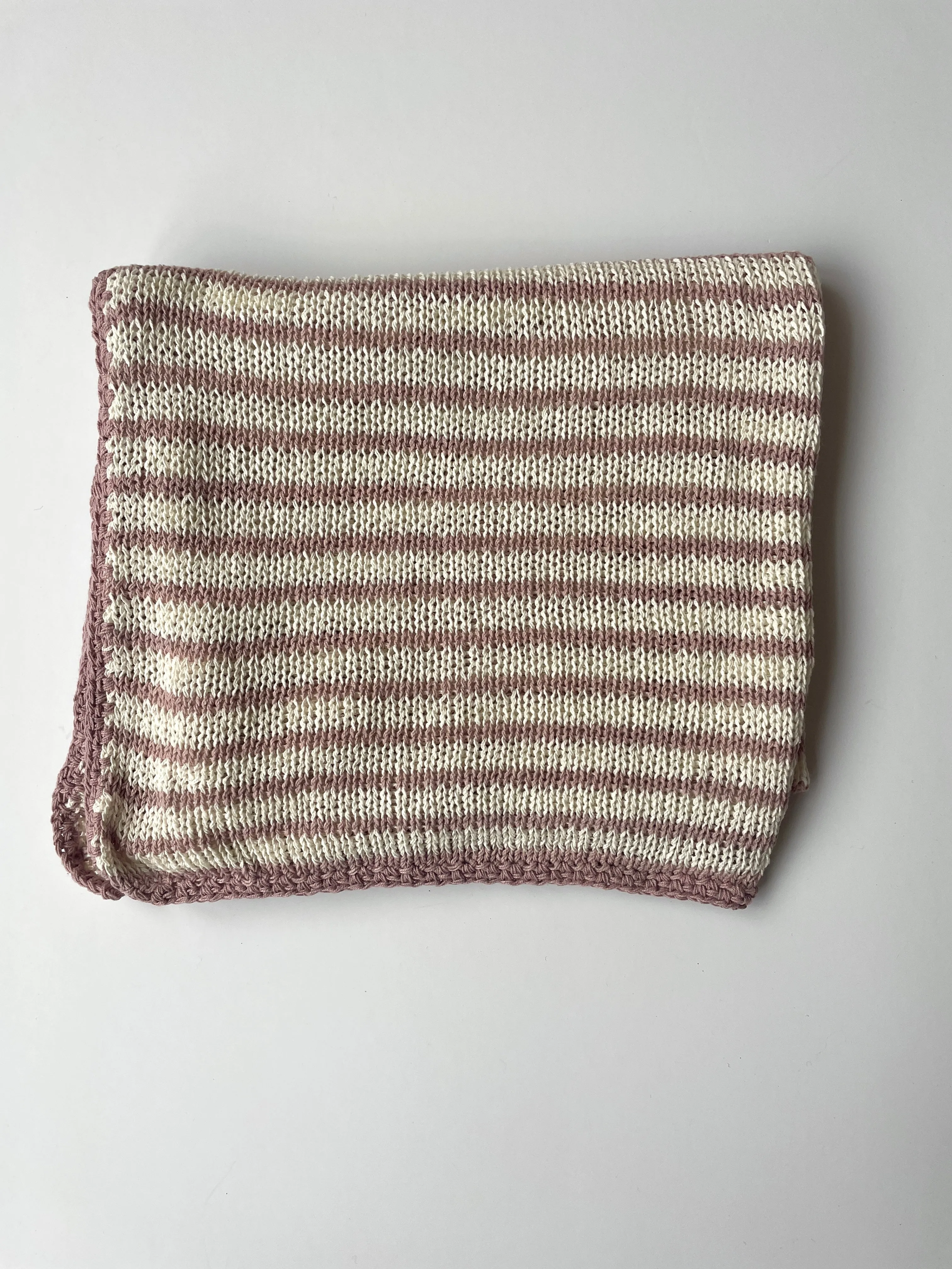 Organic Cotton Striped Blanket
