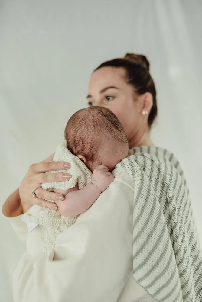 Organic Cotton Striped Blanket
