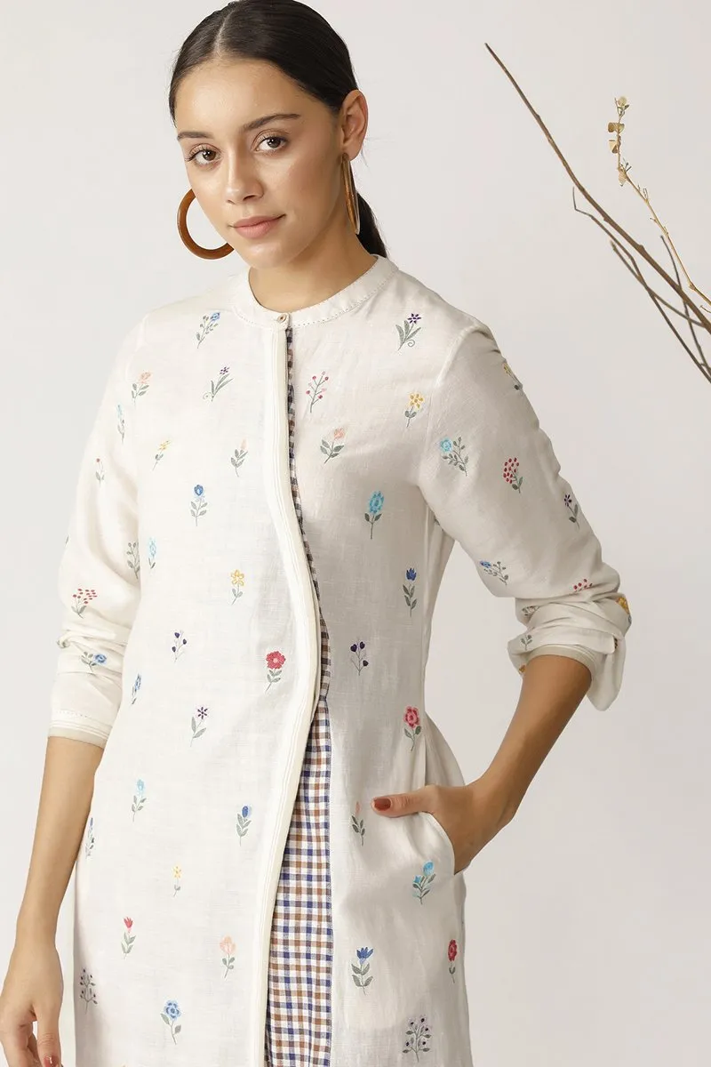 Payal Pratap   -   Ginkgo Multi Embroidered Tunic