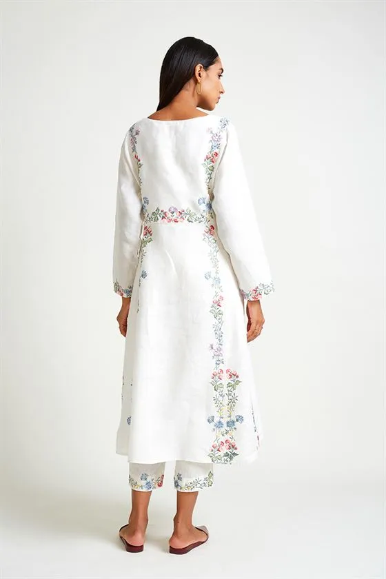 Payal Pratap   -   Rock Garden Alyssum Embroidered Kurta with Pant
