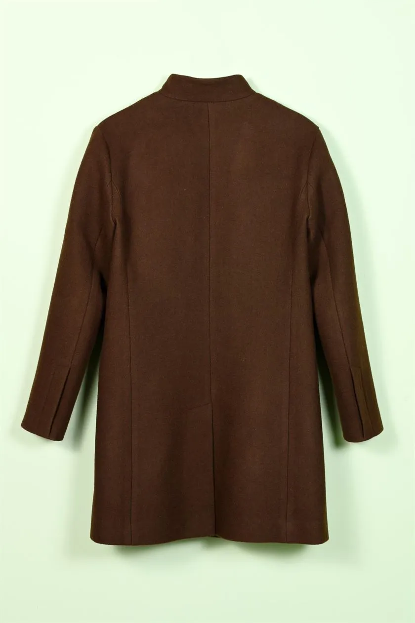 Perona   I   Mens -Outerwear-Blazers & Coat-Ito-Pma-Fv21-214-Dark Brown  AS7484