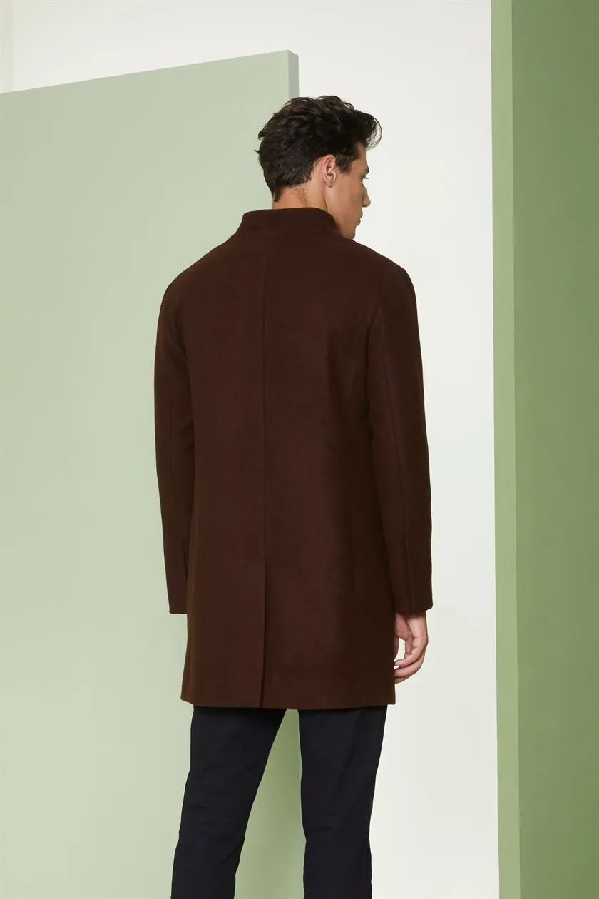 Perona   I   Mens -Outerwear-Blazers & Coat-Ito-Pma-Fv21-214-Dark Brown  AS7484