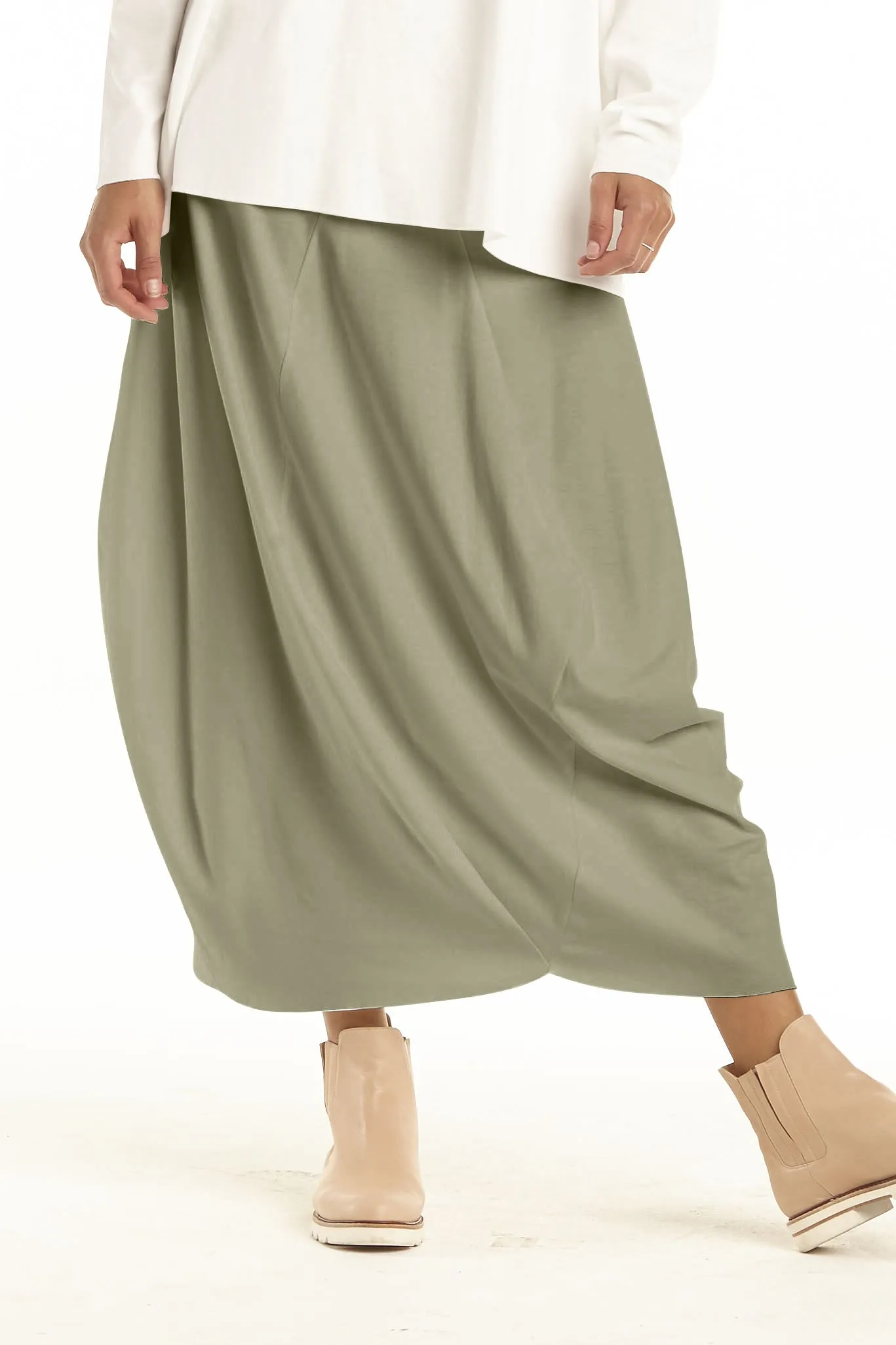 Pima Cotton Balloon Skirt