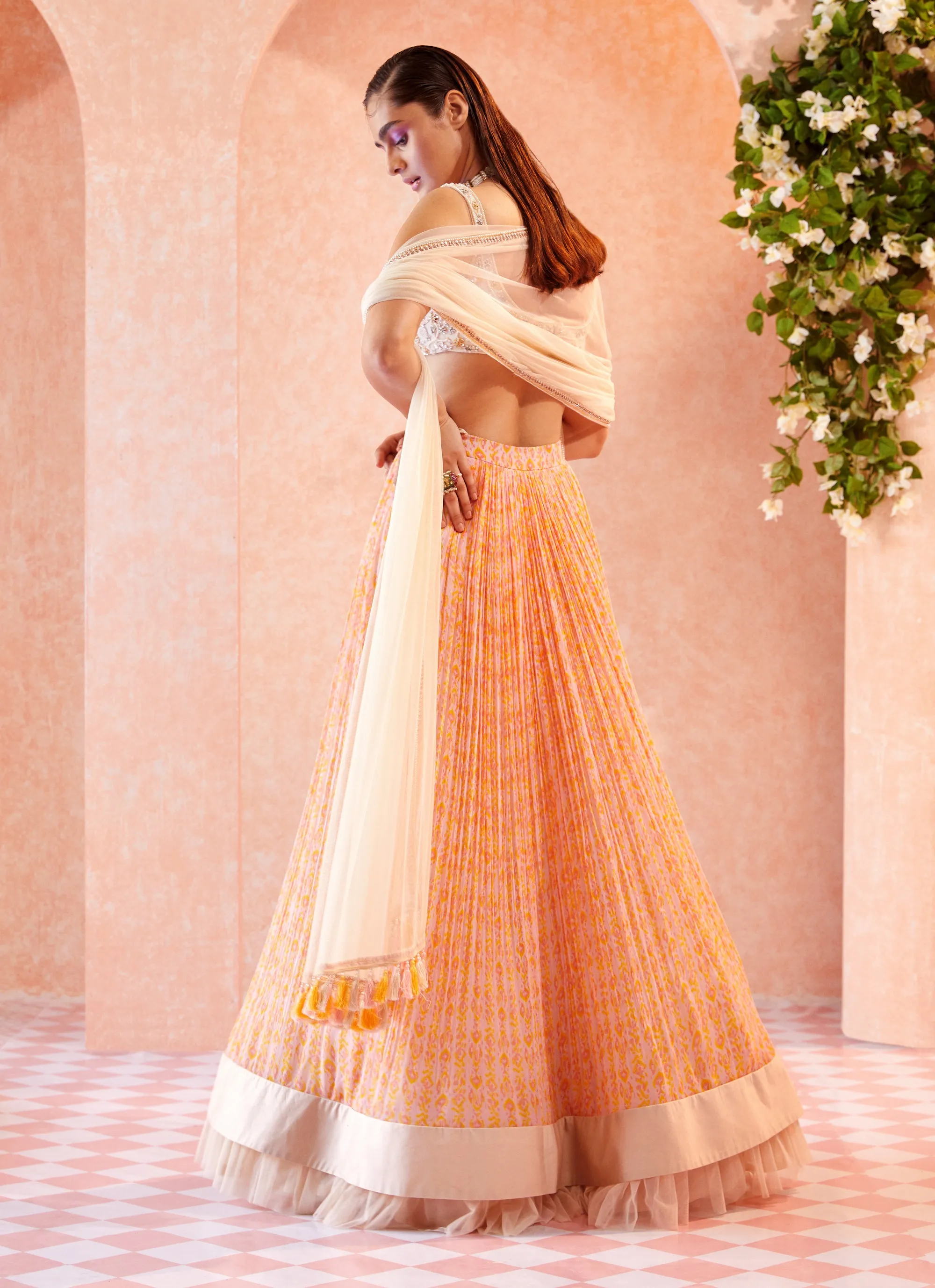 Pink Ivory Sherita Lehenga Set