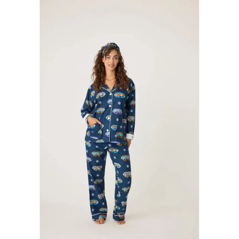 PJ Salvage Ski You Later Flannel PJ Set