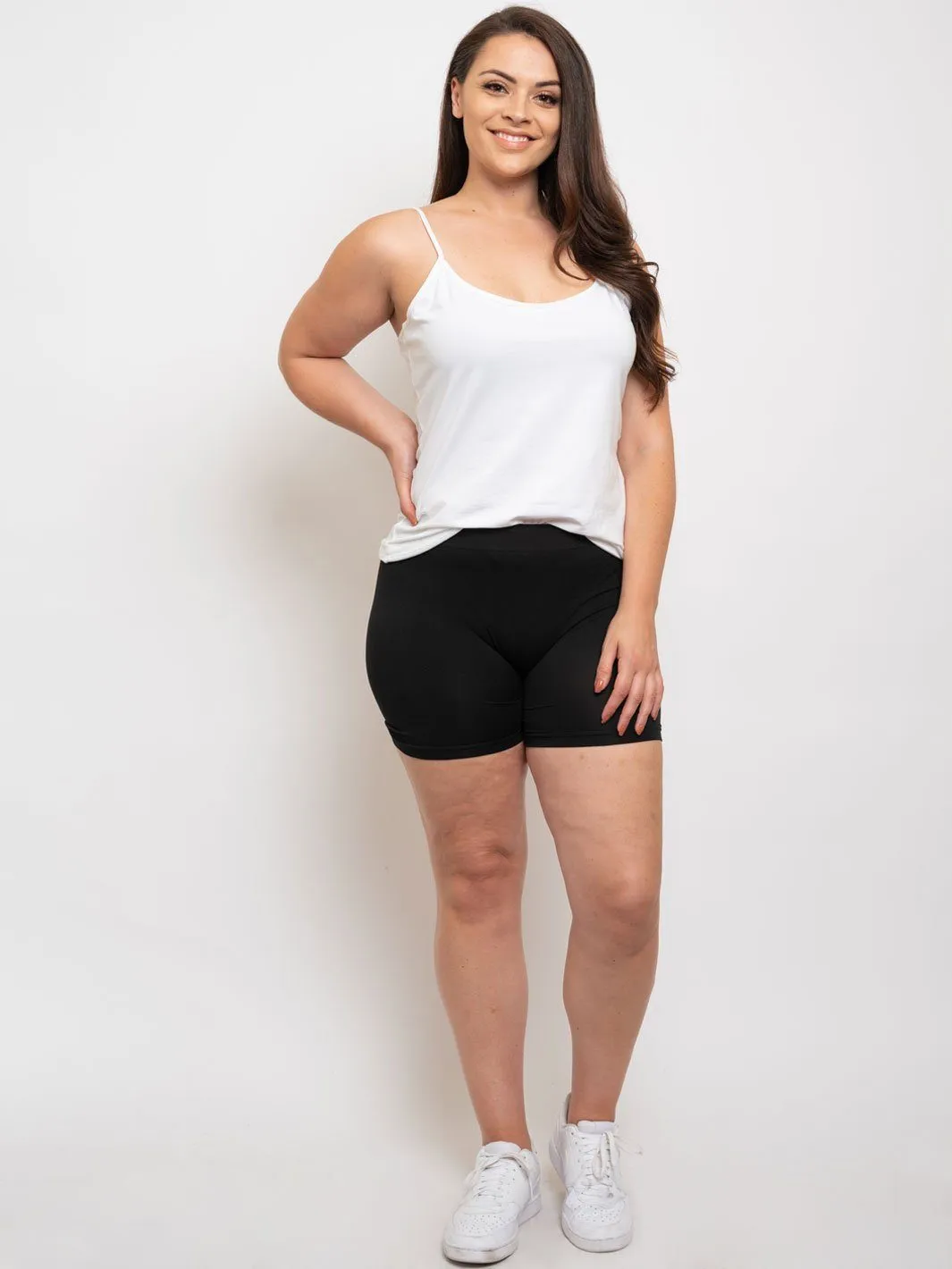 PLUS SIZE MINI LEGGINGS SHORT