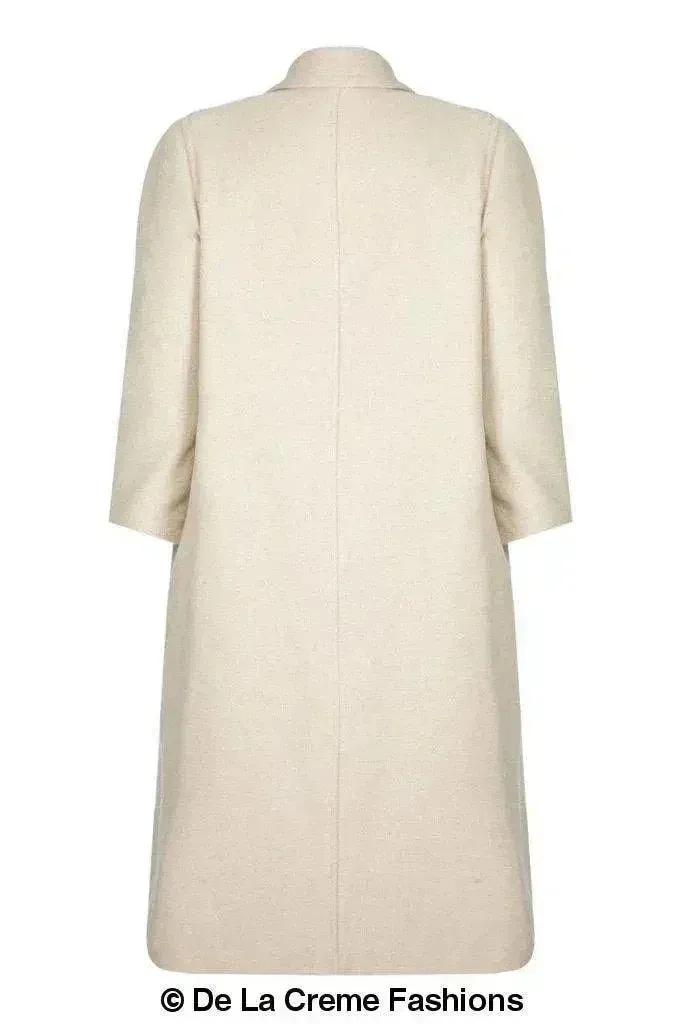 Plus Size Wool Cashmere Coat - Curve Inclusive | Femstylo