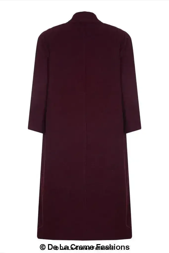 Plus Size Wool Cashmere Coat - Curve Inclusive | Femstylo