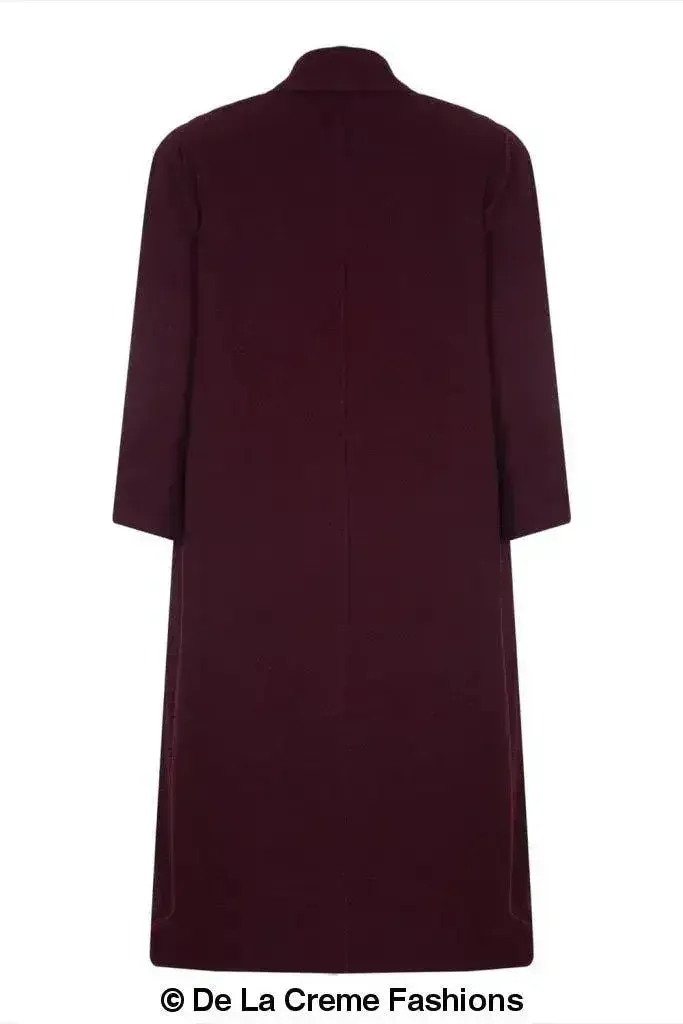 Plus Size Wool Cashmere Coat - Curve Inclusive | Femstylo