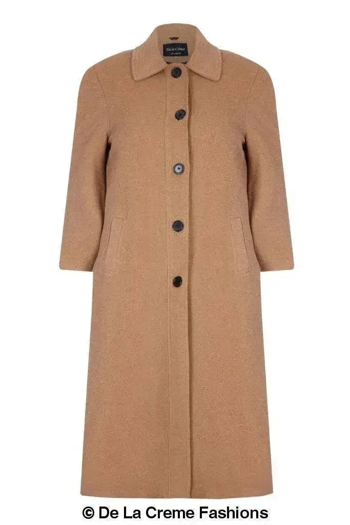 Plus Size Wool Cashmere Coat - Curve Inclusive | Femstylo