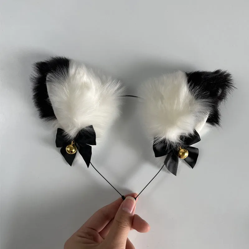 Plush Cute Cat  Ears Headband
