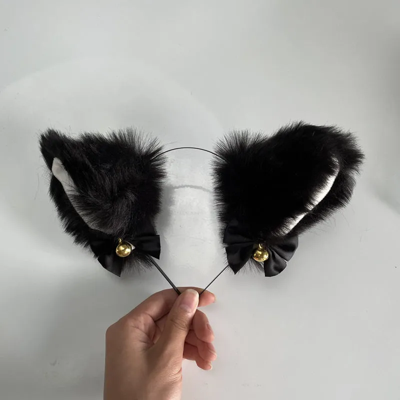 Plush Cute Cat  Ears Headband