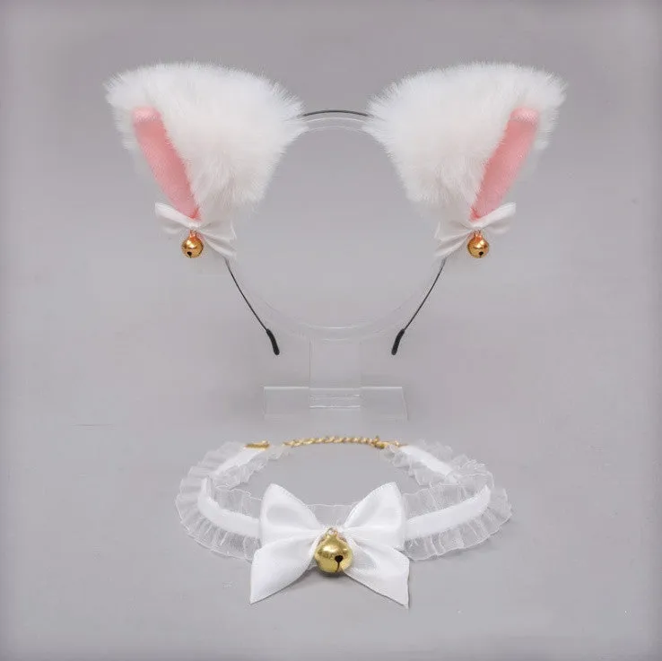 Plush Cute Cat  Ears Headband