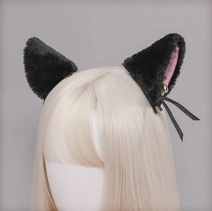 Plush Cute Cat  Ears Headband
