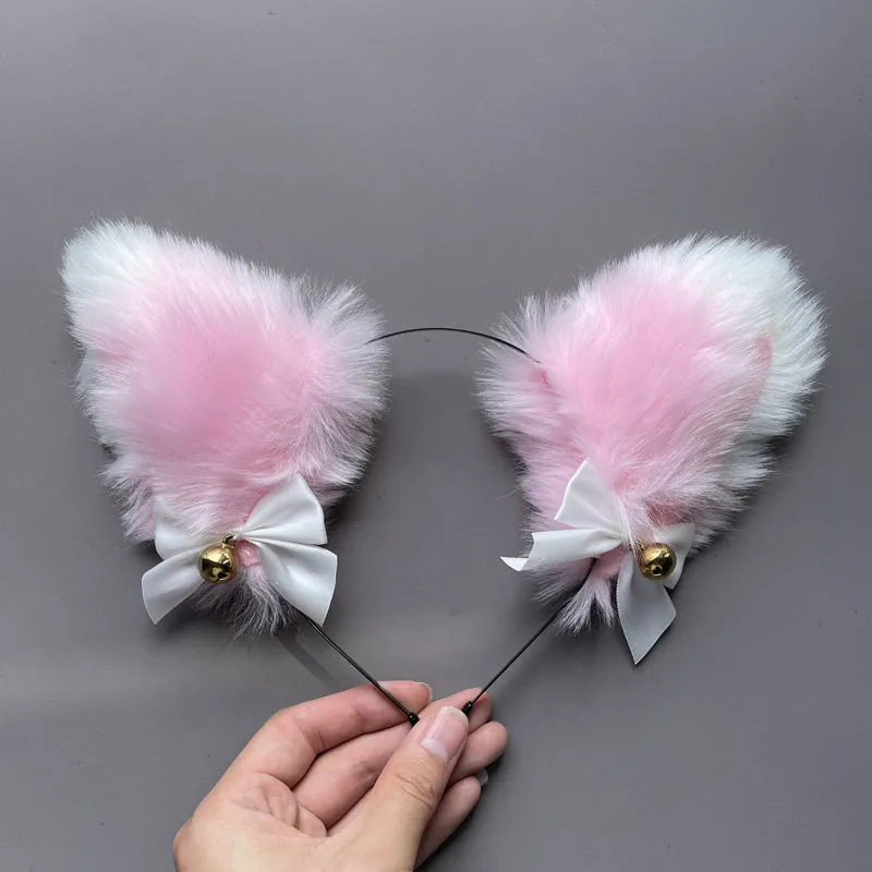 Plush Cute Cat  Ears Headband