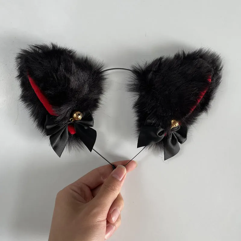 Plush Cute Cat  Ears Headband
