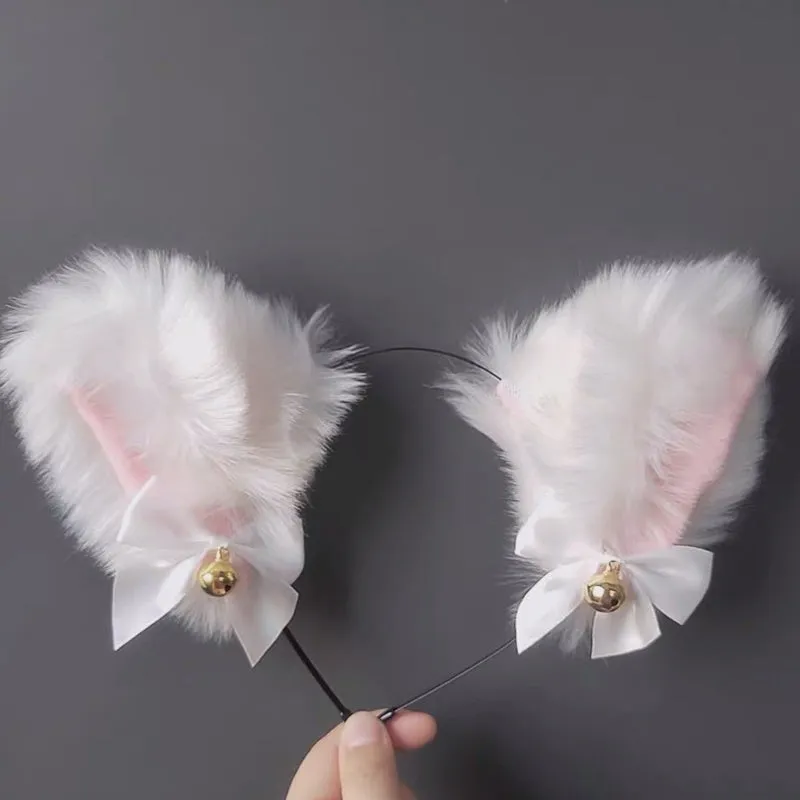 Plush Cute Cat  Ears Headband