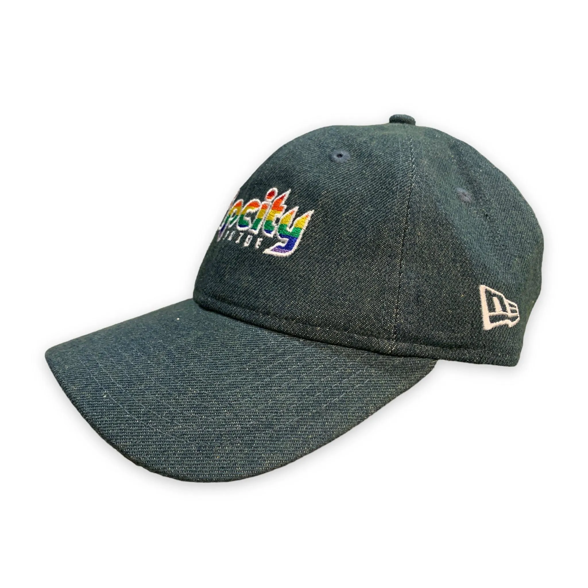 Portland Trail Blazers New Era Pride Denim Design Lab Cap