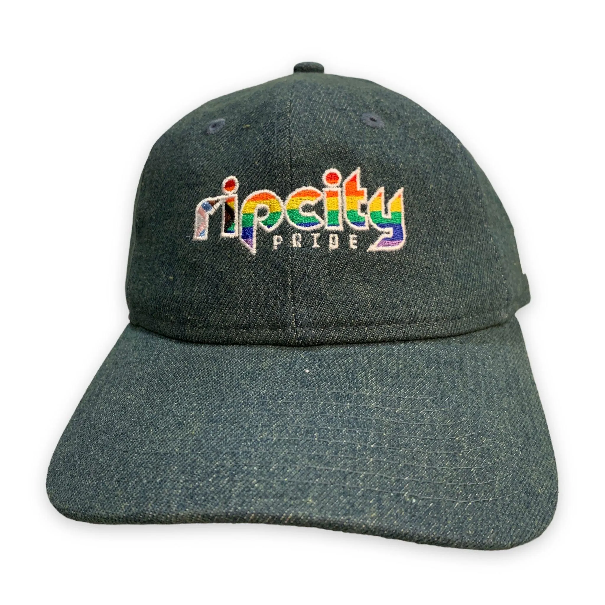 Portland Trail Blazers New Era Pride Denim Design Lab Cap
