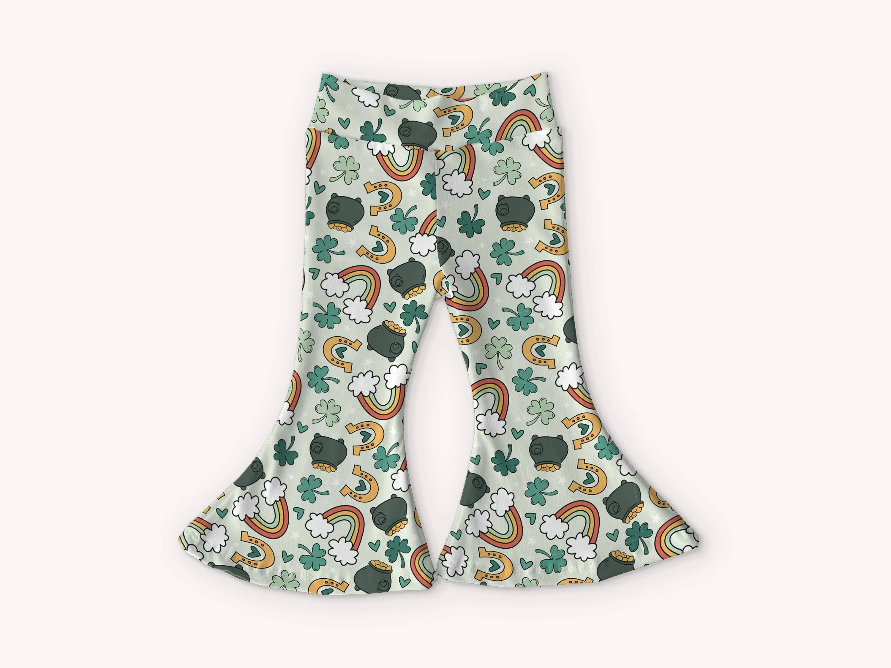 Pot of Gold St. Patrick's Day Bell Bottoms