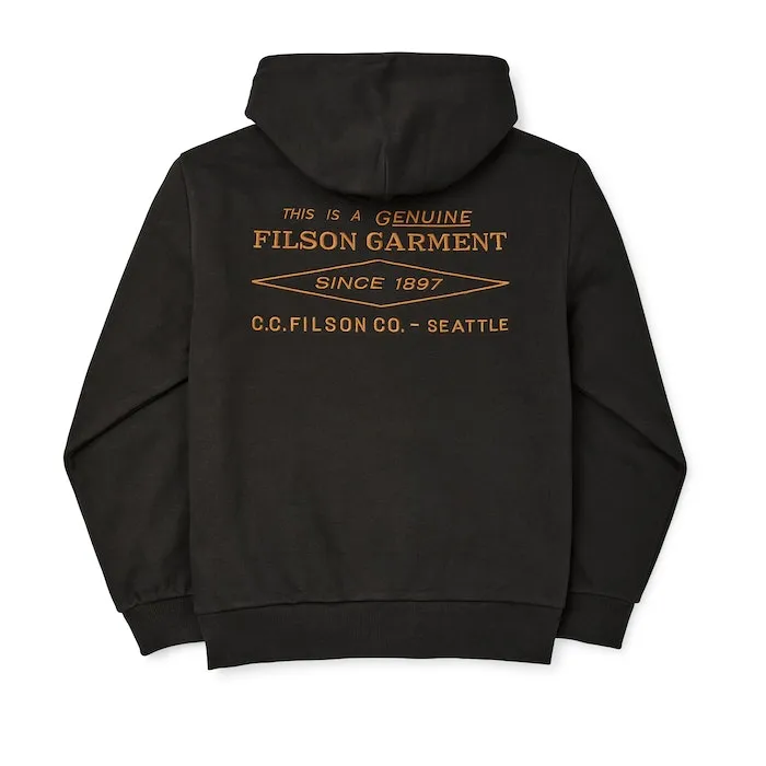 Prospector Embroidered Hoodie | Faded Black/Gold Diamond