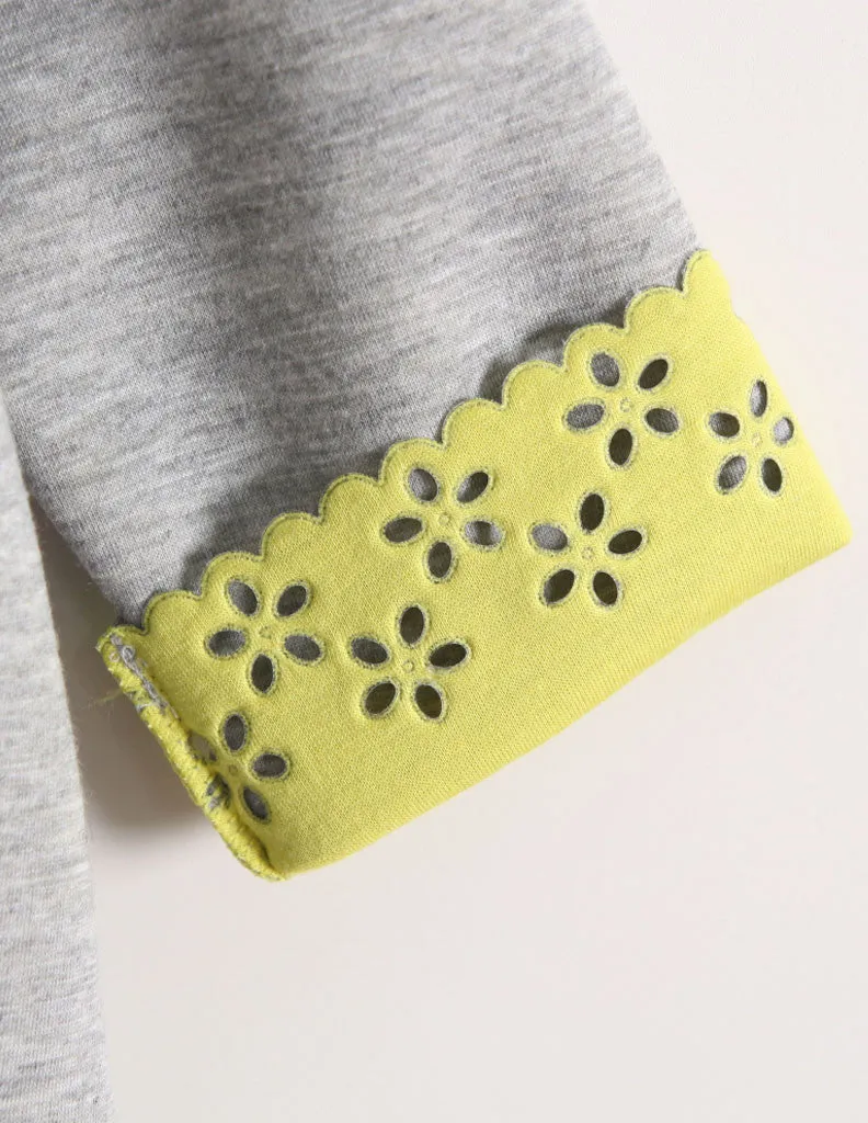 Punched Heart Tunic Grey