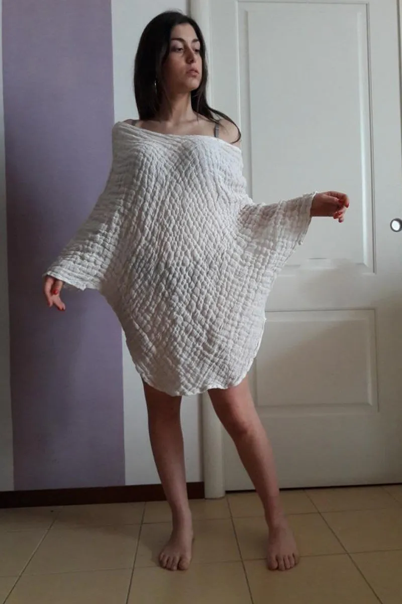 Pure Italian Linen Positano Super TOP TUNIC Dress