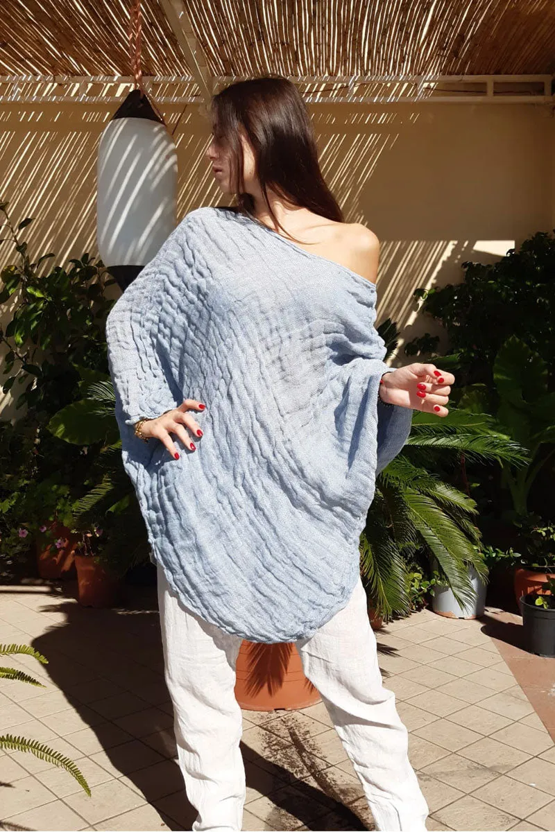 Pure Italian Linen Positano Super TOP TUNIC Dress