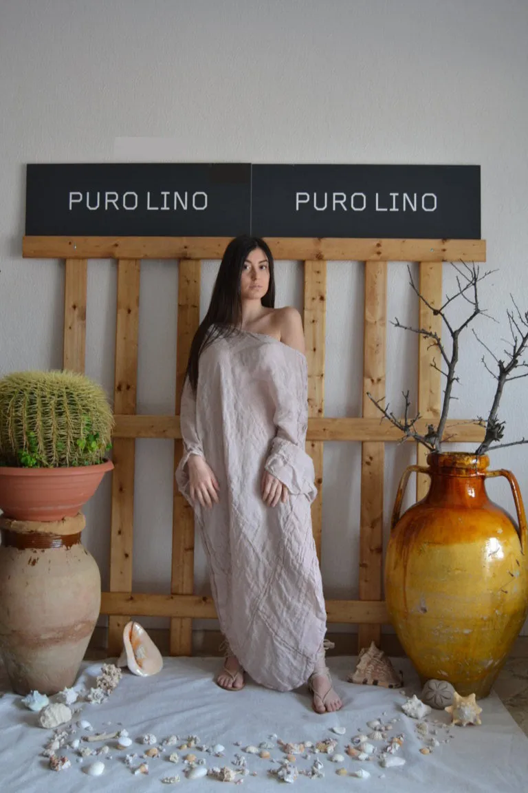 Pure Linen Positano Tunic Dress