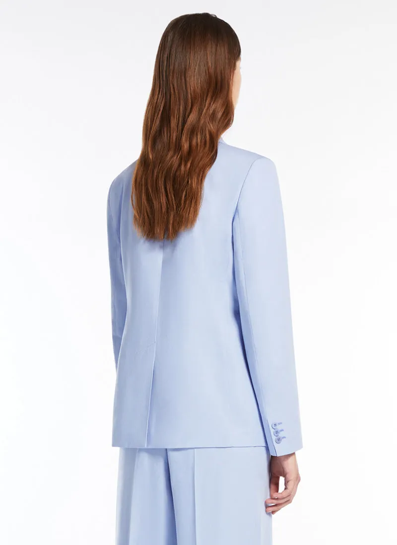 Quito 1 Button Cotton Linen Blazer