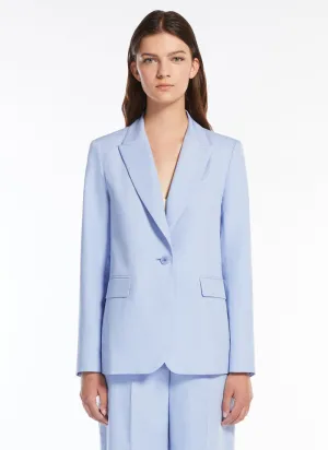 Quito 1 Button Cotton Linen Blazer