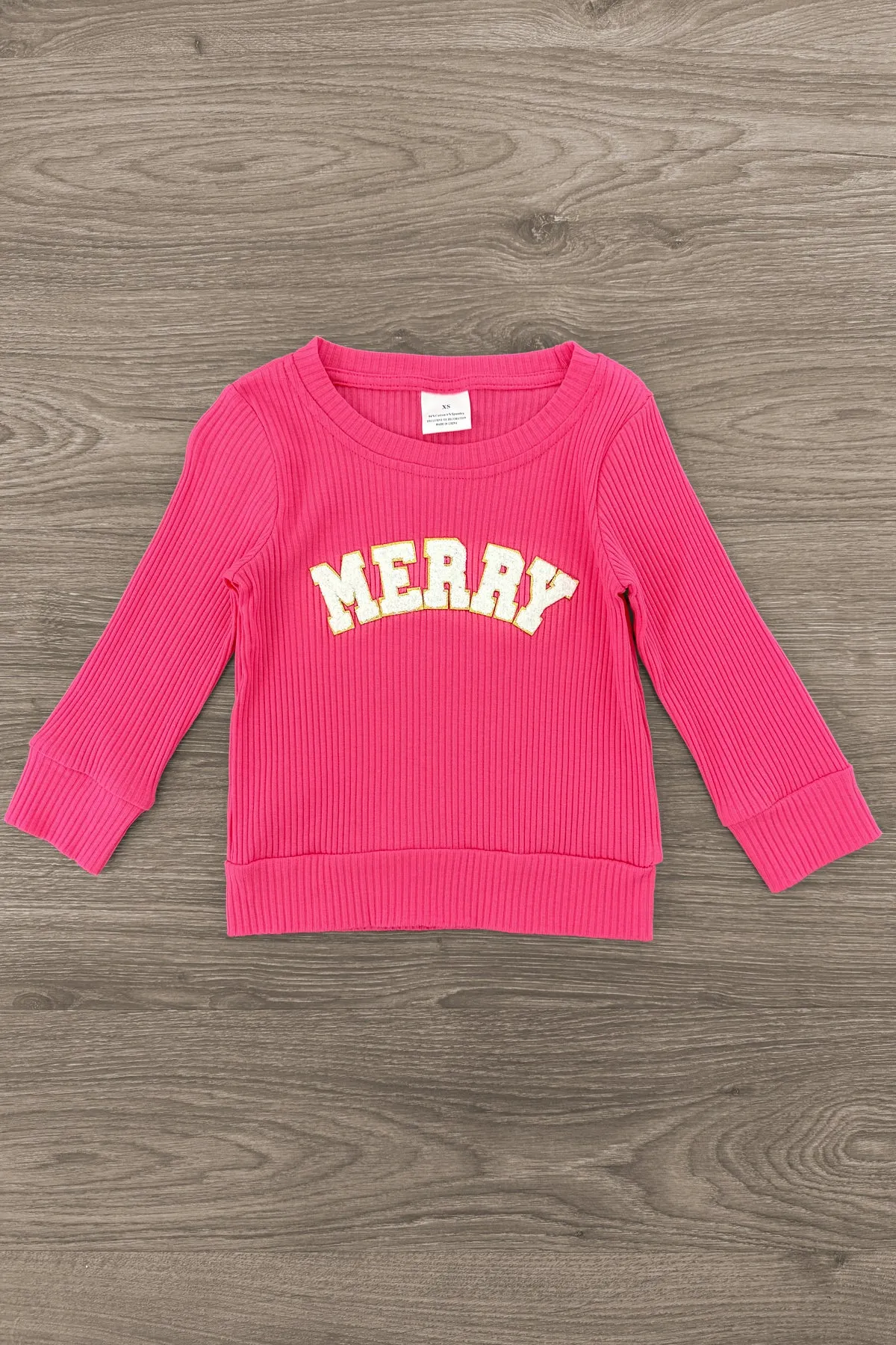 "Merry" White Denim Bell Bottom Set