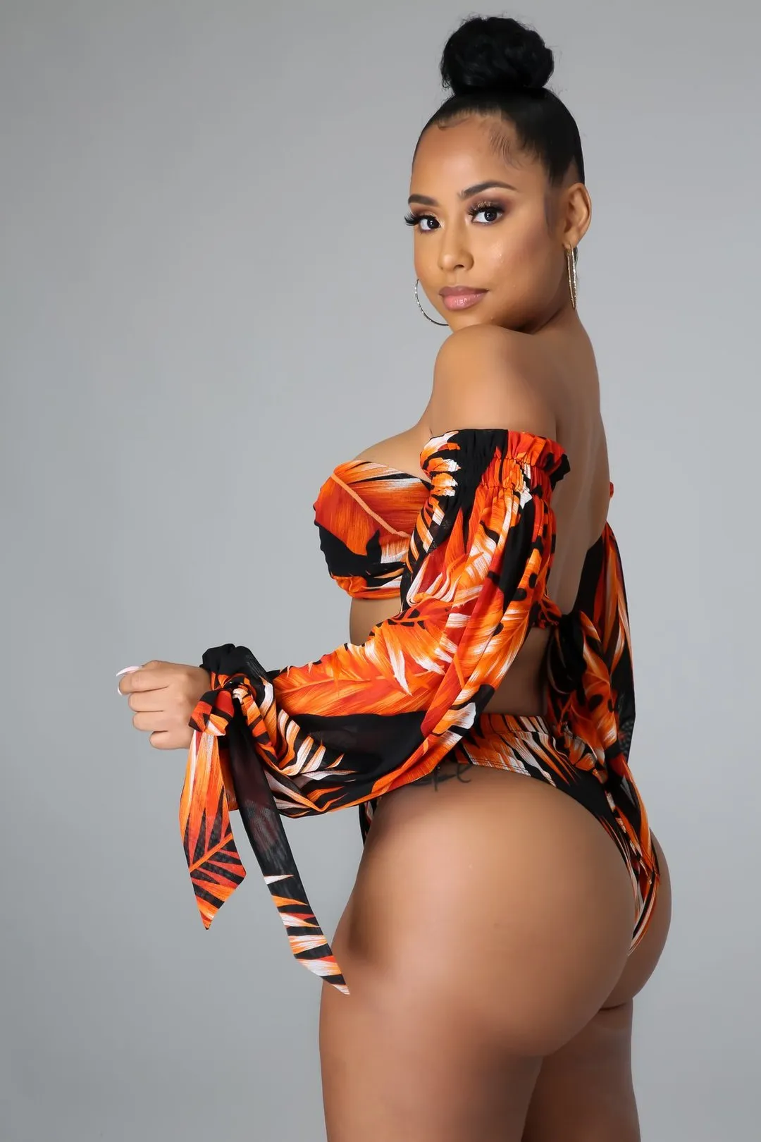 "Tropical Escape" 3-Piece Set (Reg& Plus Size)