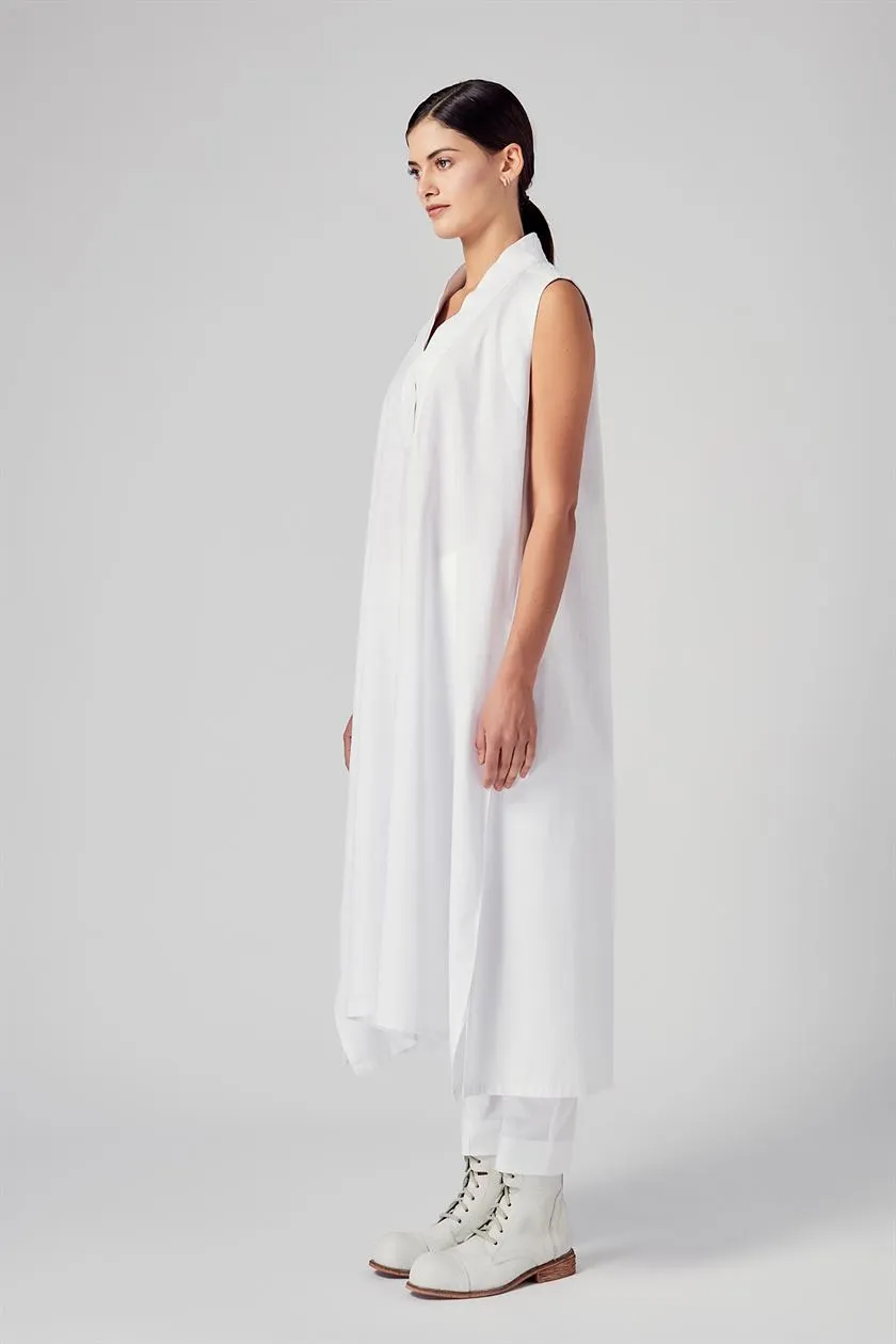 Rajesh Pratap Singh   I   Kosa V-neck tunic dress   White  8TH-2  Women classic collection