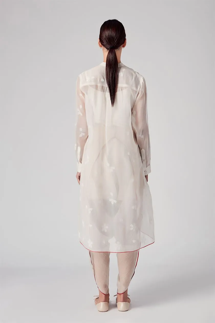 Rajesh Pratap Singh   I   Unai pintuck tunic  White  8WJ-71 W  Women classic collection
