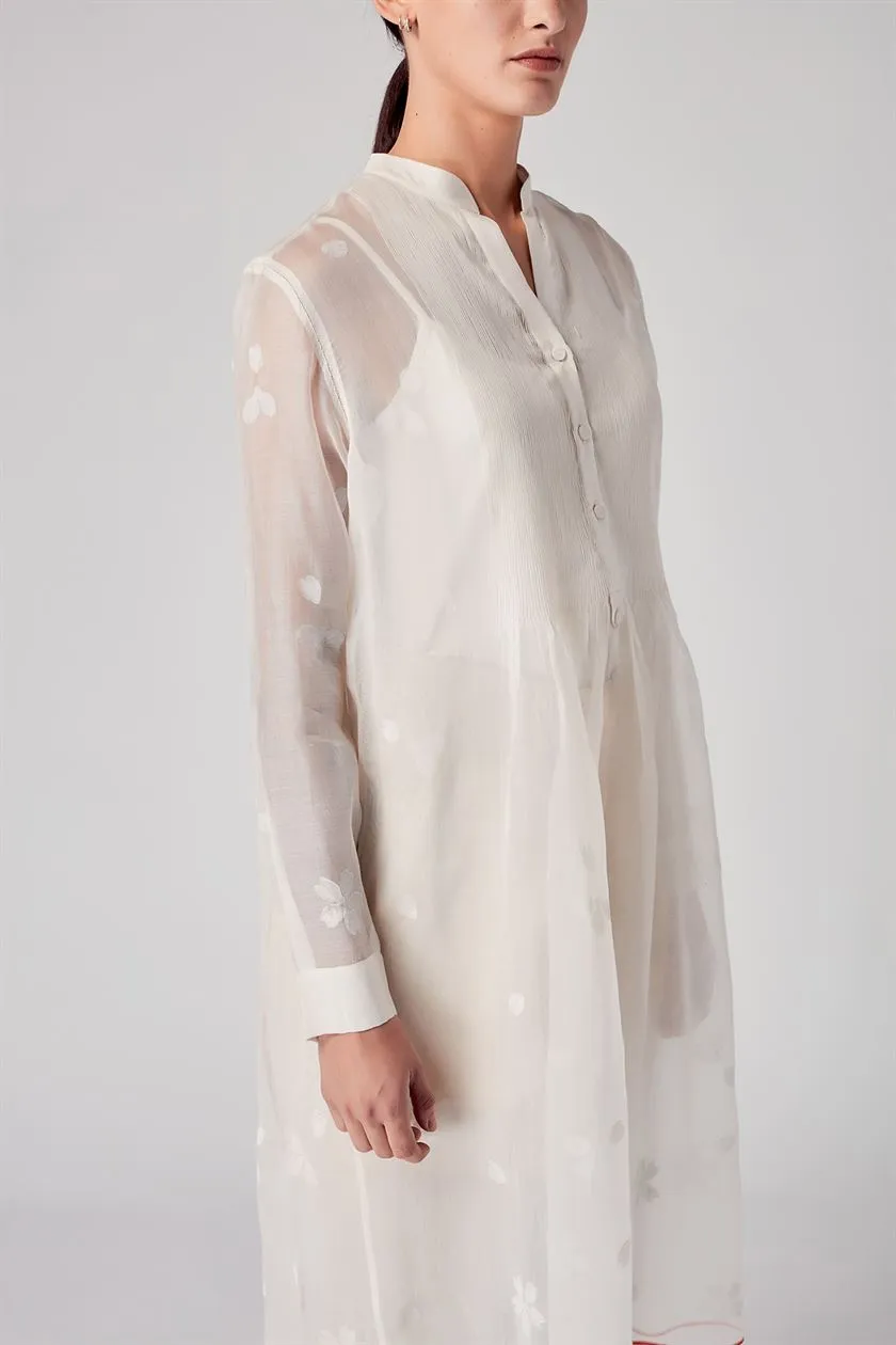 Rajesh Pratap Singh   I   Unai pintuck tunic  White  8WJ-71 W  Women classic collection