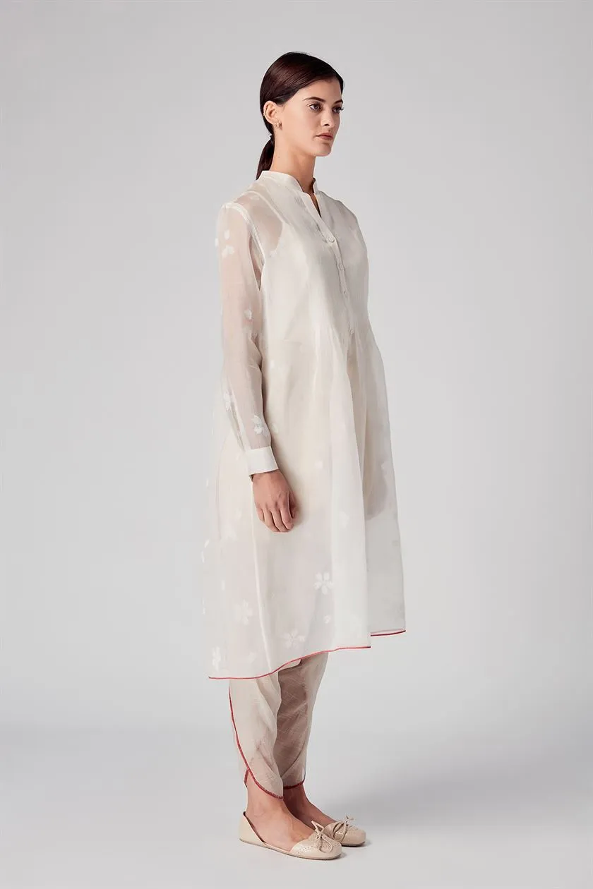 Rajesh Pratap Singh   I   Unai pintuck tunic  White  8WJ-71 W  Women classic collection