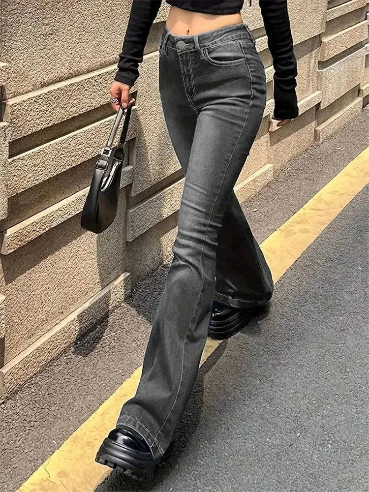 Ravella High-Waist Bell Bottoms