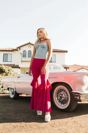 Red Senorita Bell Bottoms