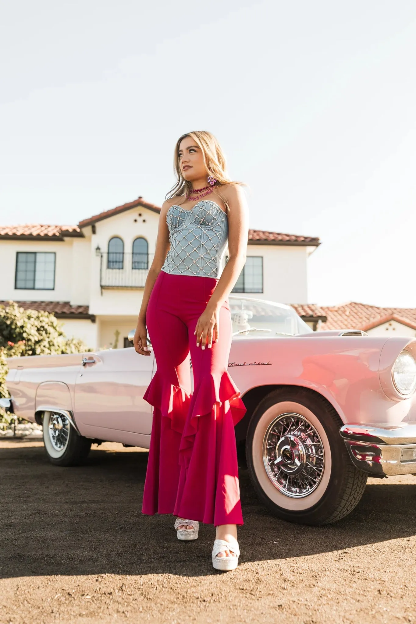 Red Senorita Bell Bottoms