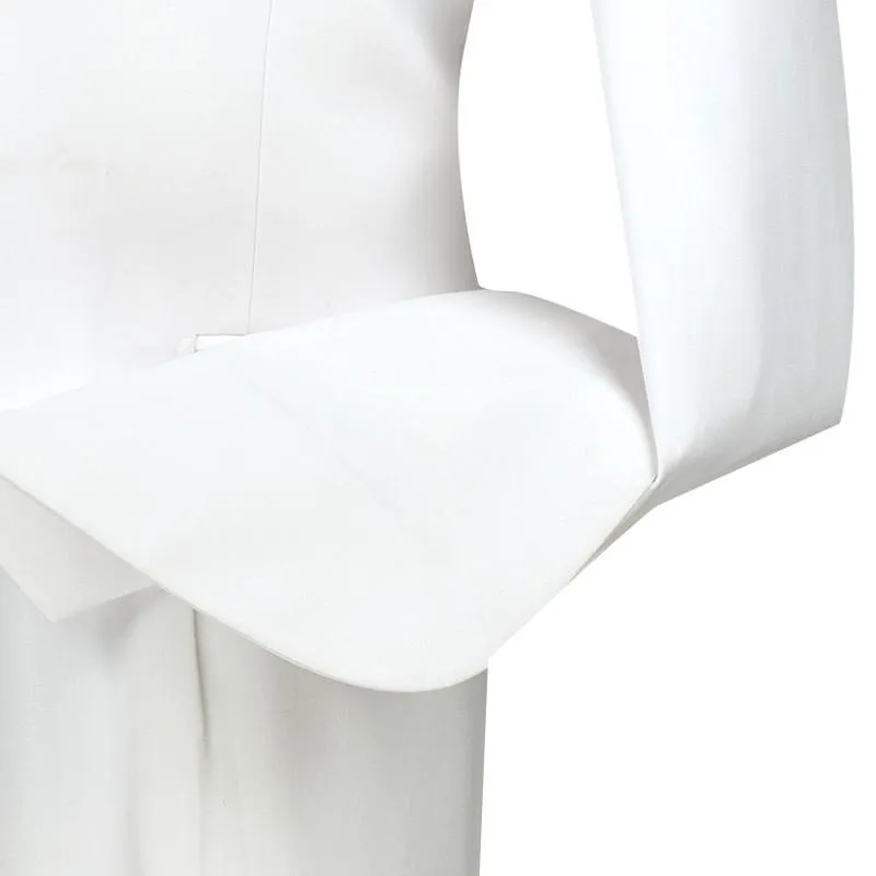Regular Fit 3 Piece Suit 2 Button (White) V2TR