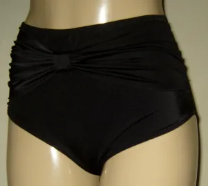 Retro Pin Up Bikini Bottoms With High Waist