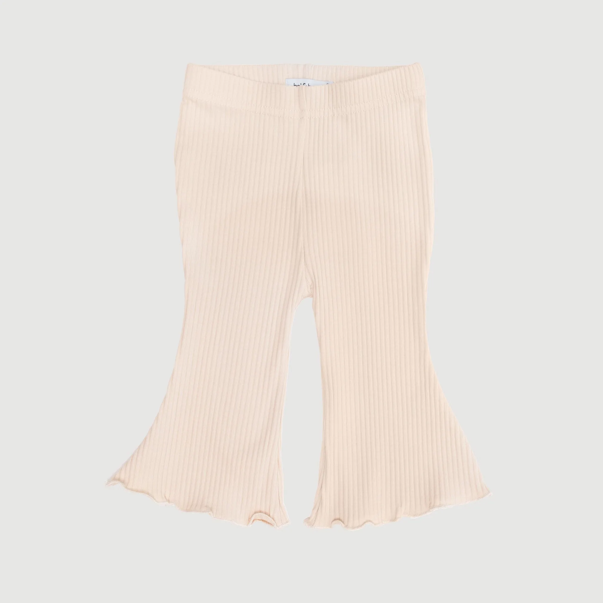 Ribbed Bell Bottoms - Oatmeal