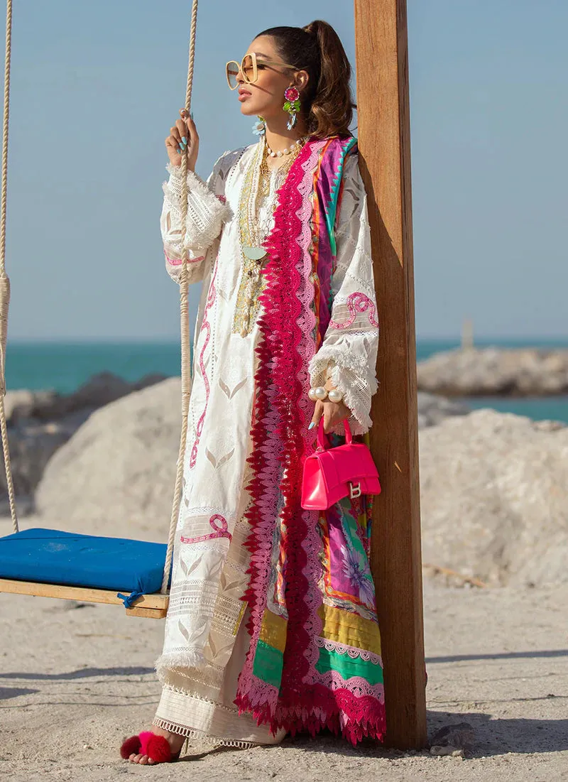 Rio Ivory | Farah Talib Aziz ILO ILO Luxury Lawn Collection 2022 | Unstitched Embroidered Lawn Suits