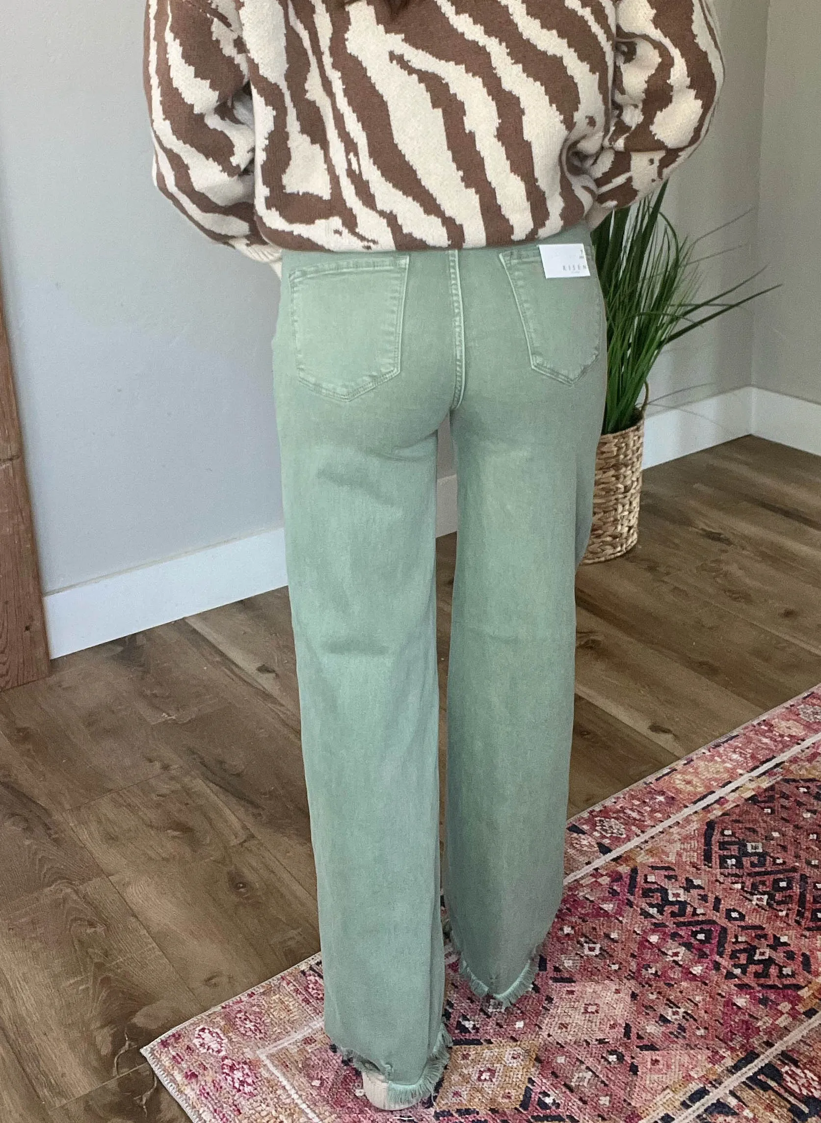 Risen High Rise Wide Pants