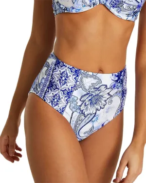 River Island Women's Floral High Waist Swim Bikini Bottoms