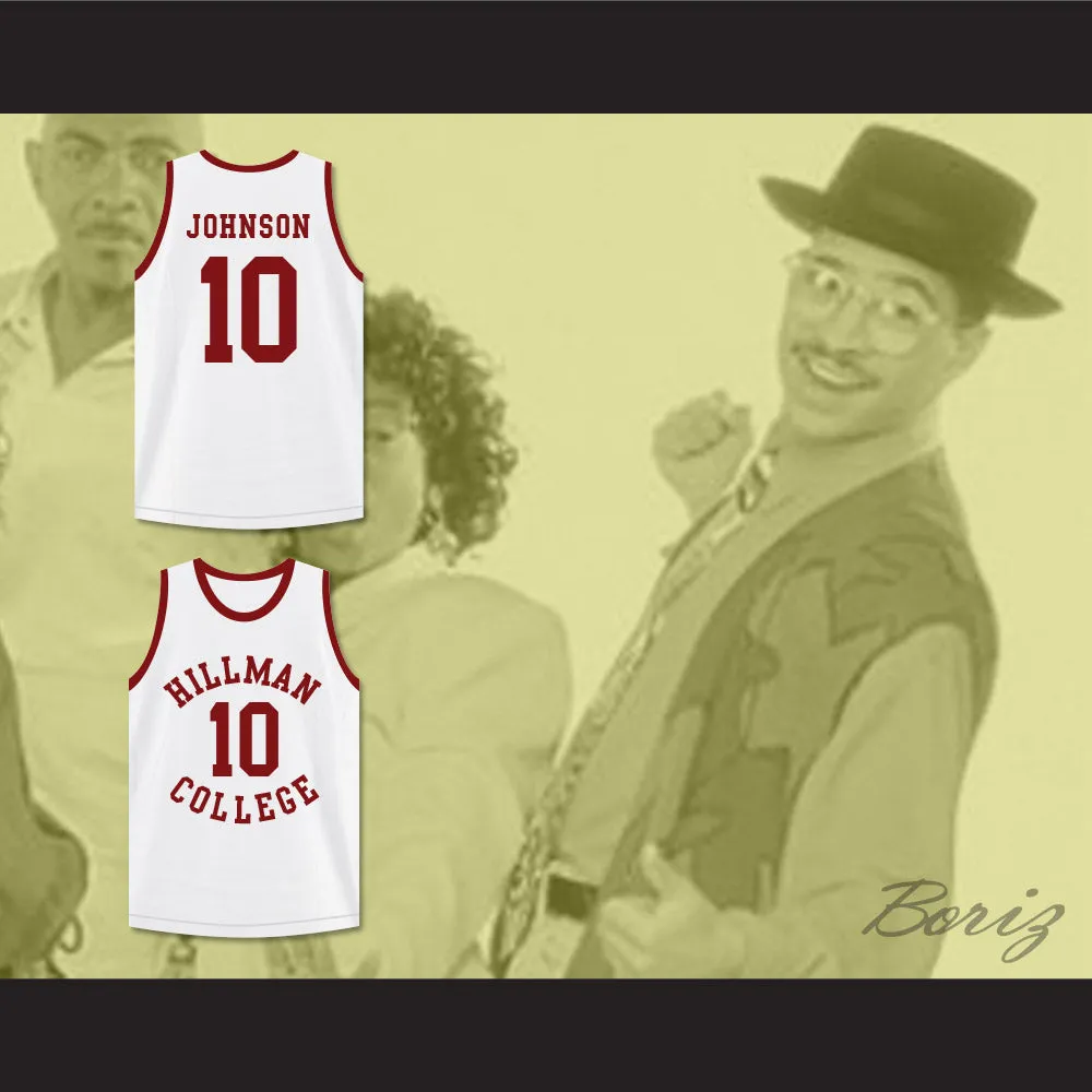 Ronald 'Ron' Johnson 10 Hillman College White Basketball Jersey A Different World