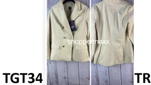 ROWING BLAZERS X TARGET WOMEN'S CORDUROY DOUBLE BREASTED BLAZER - Cream, Size-S